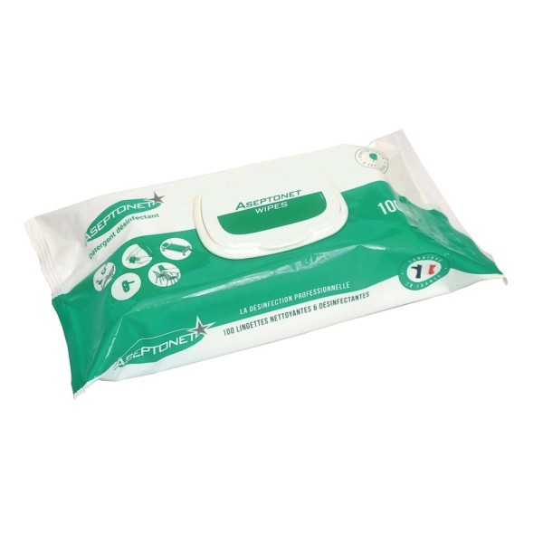 Lingettes nettoyantes désinfectantes ASEPTONET