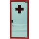 Armoire à pharmacie rouge 1 porte