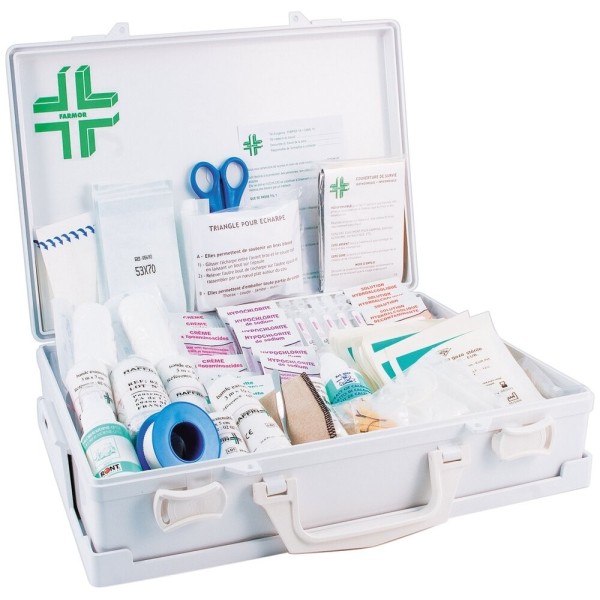 Coffret de secours MULTIRISQUES 10 à 12 personnes