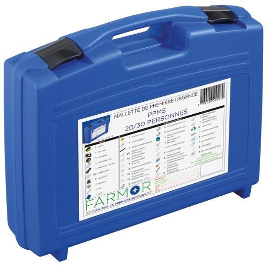 Mallette de première urgence PPMS 20/30 personnes