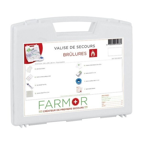 Valise de secours BRÛLURES