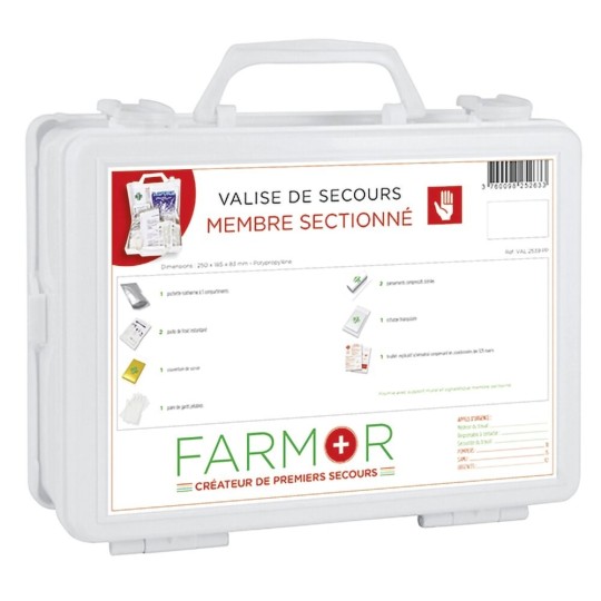 Valise de secours membre sectionné