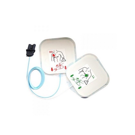 Electrode adulte pré-connectée, la paire