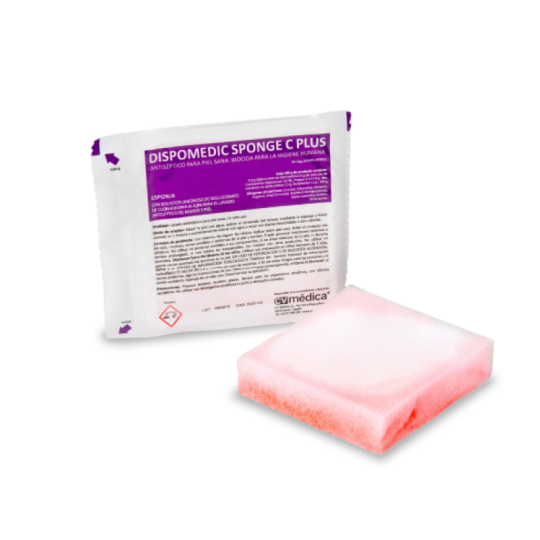 Eponge imprégnée de  0.8% de chlorhexidine