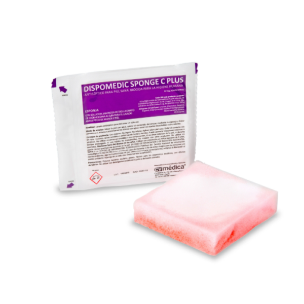 Eponge imprégnée de  0.8% de chlorhexidine