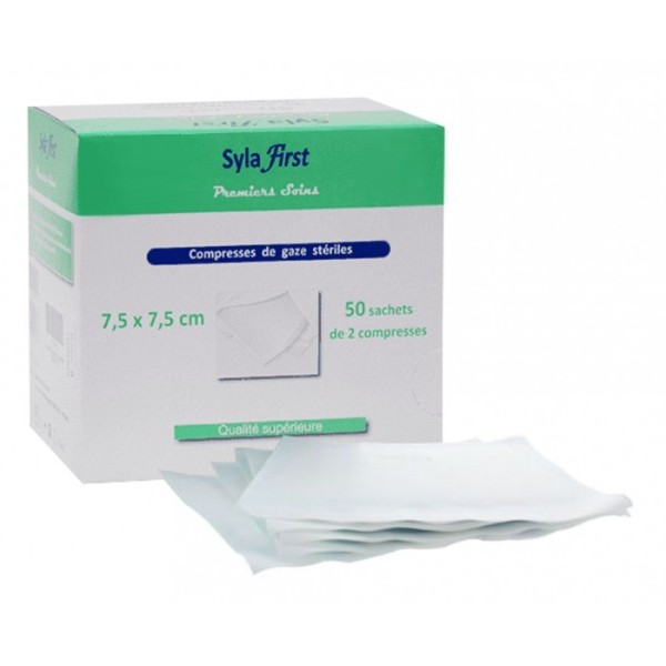 Compresse de gaze - 13 fils - Stérile