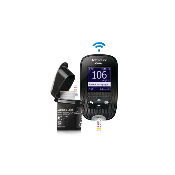 Lecteur ACCU-CHEK GUIDE calibré mg/dl