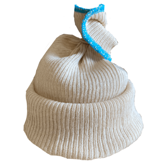 Bonnet coton pour bébé 10 x 35 cm