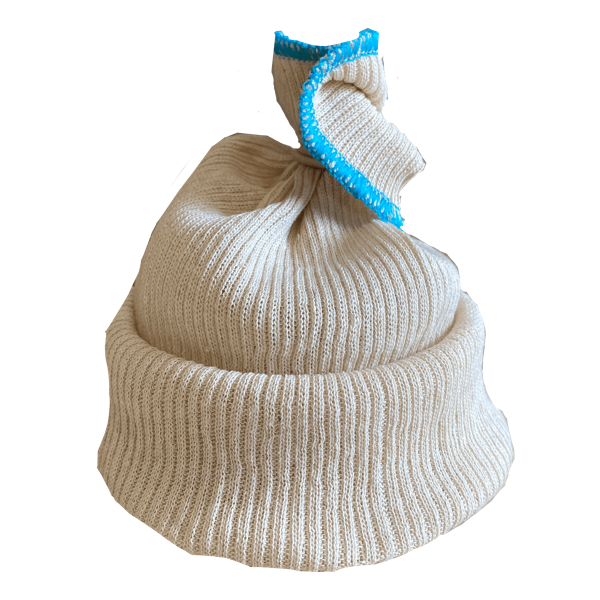 Bonnet coton pour bébé 10 x 35 cm