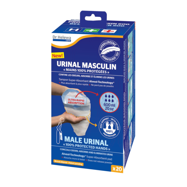 Urinal hypoallergénique pour homme