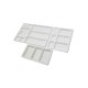 Plateau plastique compartimenté