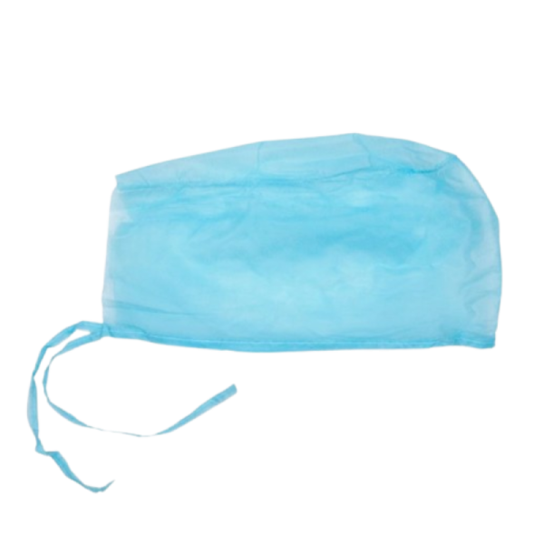 Calot docteur en polypropylène non tissé bleu