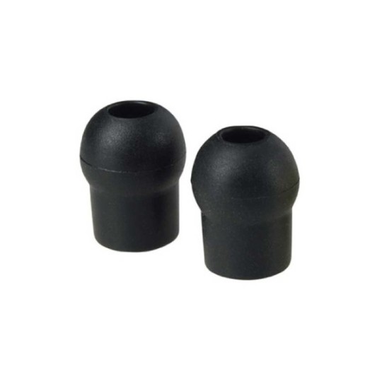 EMBOUTS AURICULAIRES SOUPLES A VIS NOIR