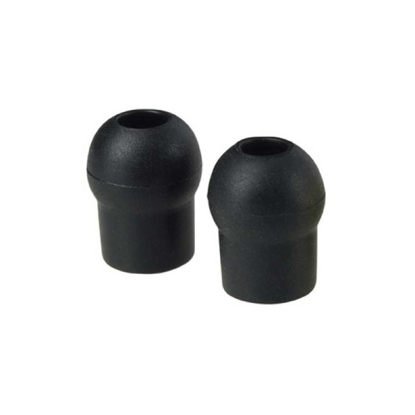EMBOUTS AURICULAIRES SOUPLES A VIS NOIR