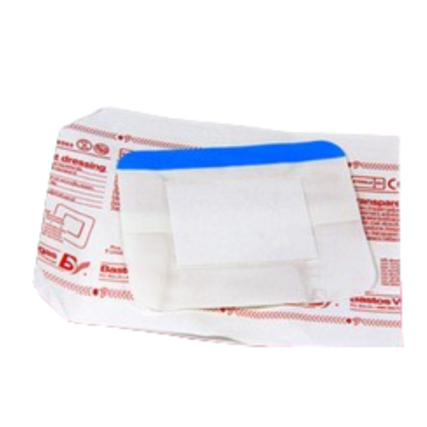 Pansement adhésif transparent avec compresse absorbante