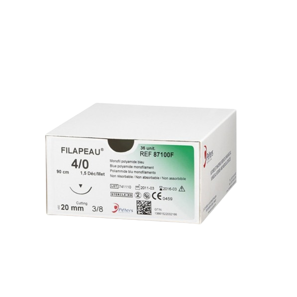 Suture FILAPEAU - Non résorbable - 2/0 USP