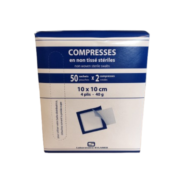 Compresses non tissées stériles 40gr