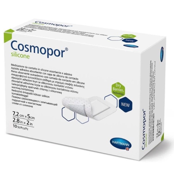 Pansement hydrocellulaire siliconé (Cosmopor Siliconne)