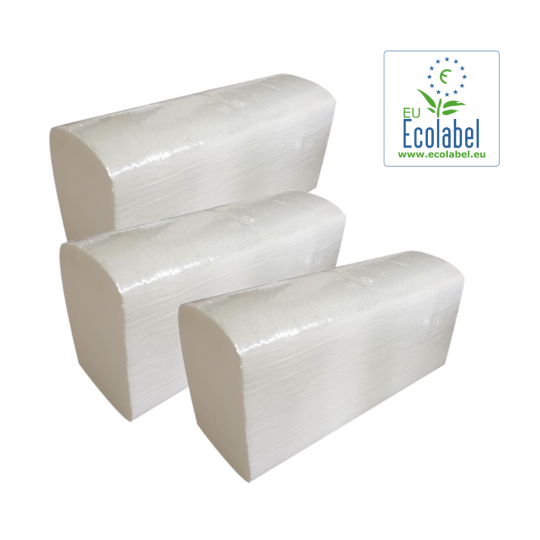 Essuie-Mains Enchevêtrés en V 25x21cm microgaufrés