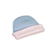 Bonnet coton pour bébé double face rose/bleu non stérile
