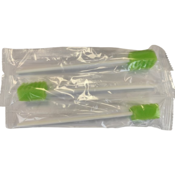 Bâtonnet de soin de bouche 15 cm mousse forme dents