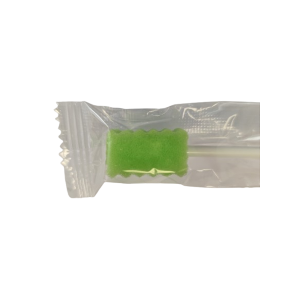 Bâtonnet de soin de bouche 15 cm mousse forme dents